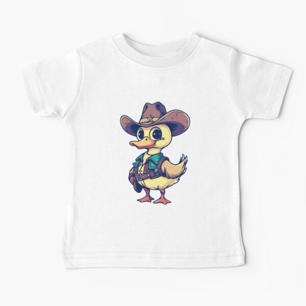Cowboy sheriff duck Baby T-Shirt