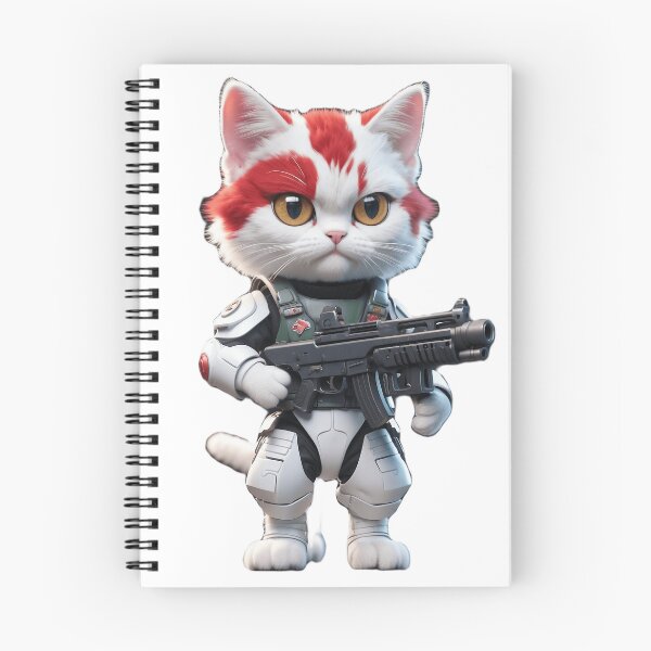 Item preview, soldier cat designed and sold by TayyarProduct.