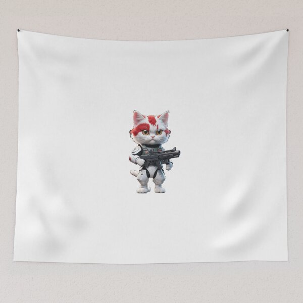 Item preview, soldier cat designed and sold by TayyarProduct.