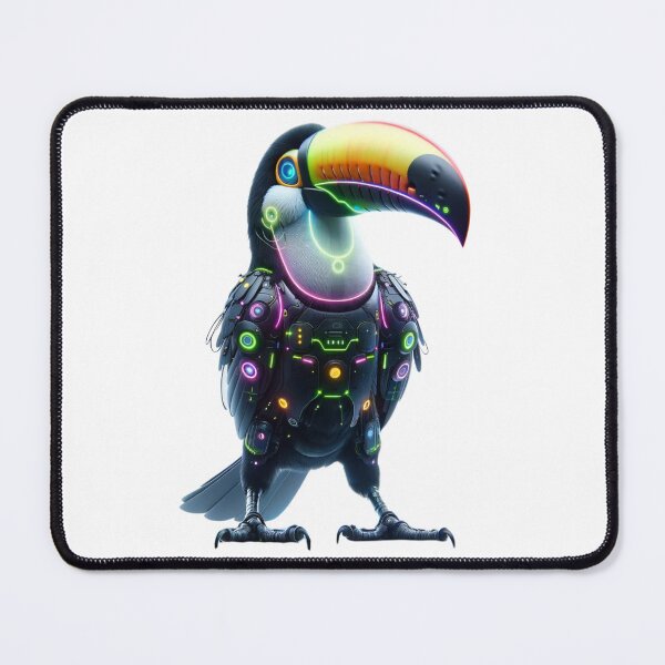 Item preview, Rainforest Neon - Cyber Toucan designed and sold by MrAI-Store.