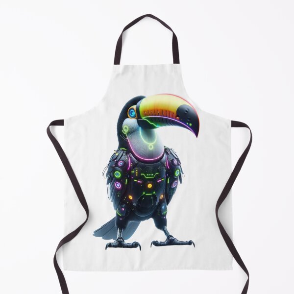 Item preview, Rainforest Neon - Cyber Toucan designed and sold by MrAI-Store.