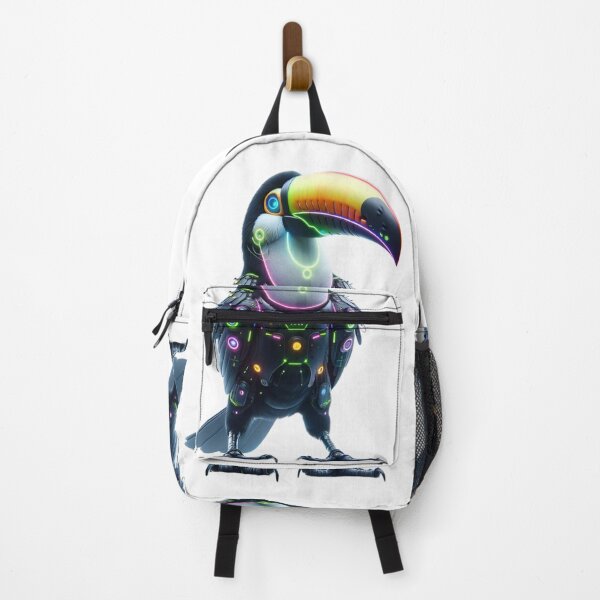 Item preview, Rainforest Neon - Cyber Toucan designed and sold by MrAI-Store.