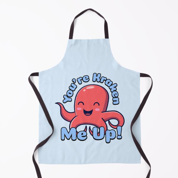 Item preview, You're Kraken Me Up! Kawaii Cryptids Cartoon designed and sold by PMCreative.