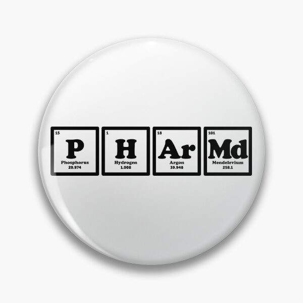 Artikelvorschau, PharmD-Periodensystem entworfen und verkauft von ScienceCorner.