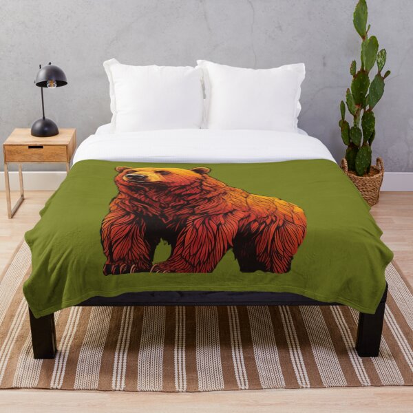 Item preview, wild bear big art designed and sold by NERO gOVEDI.