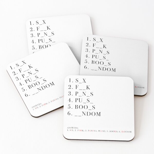 Item preview, FILL IN THE BLANKS designed and sold by michaelde4e.