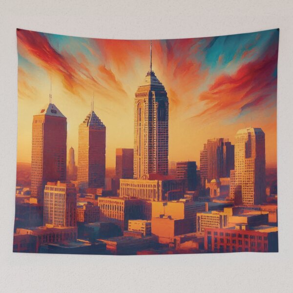 Item preview, Indianapolis at Sunset designed and sold by badguyduh.