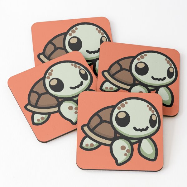 Item preview, Cute and Happy Kawaii Sea Turtle designed and sold by Kawaii-Lovers.
