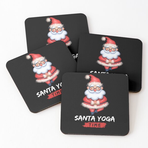 Item preview, Santa yoga flow designed and sold by sanna-black.