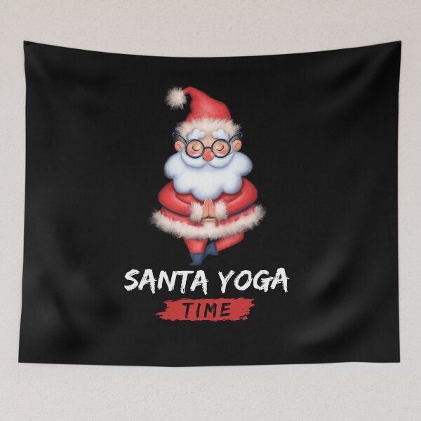 Item preview, Santa yoga flow designed and sold by sanna-black.