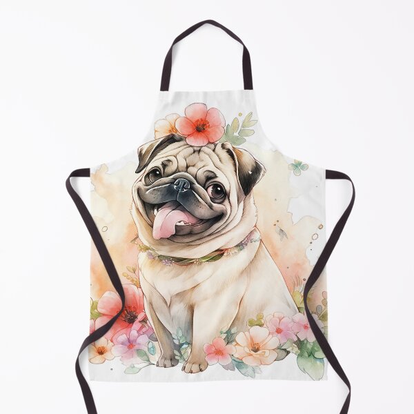 Item preview, Pug Amidst Blooms and Joy designed and sold by LittleLuvies.