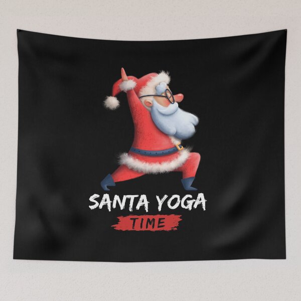 Item preview, Santa yoga flow designed and sold by sanna-black.