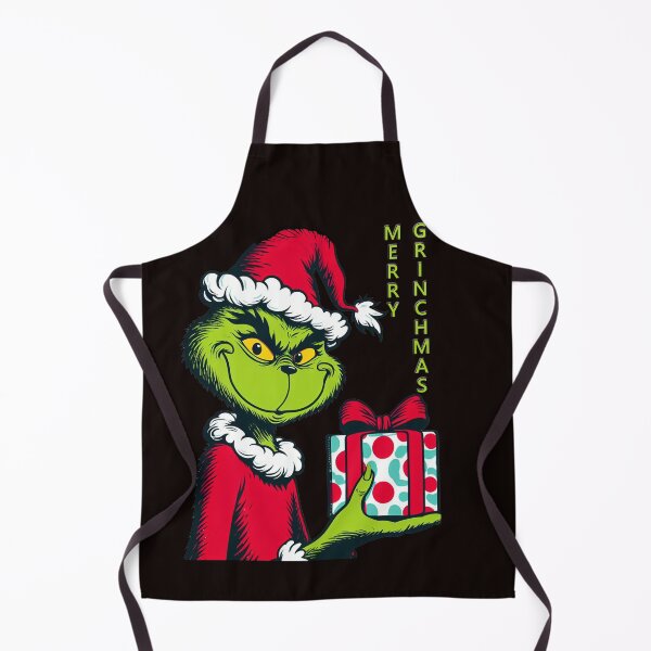Item preview, Merry Grinchmas Grinch With A Christmas Gift designed and sold by 502Templates.
