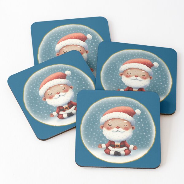 Item preview, Cute meditating Santa designed and sold by shirtsmugslife.