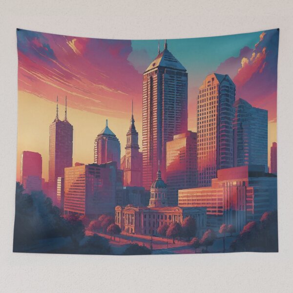 Item preview, Indianapolis at Sunset designed and sold by badguyduh.