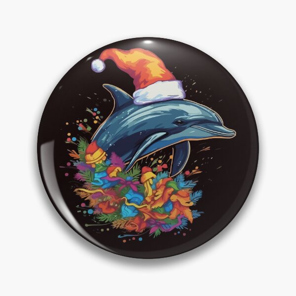 Item preview, Christmas Dolphin designed and sold by creativellashop.