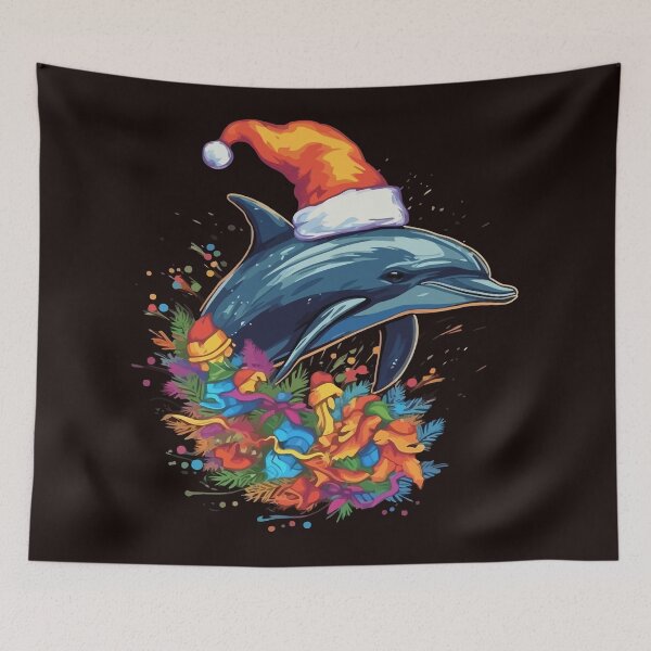 Item preview, Christmas Dolphin designed and sold by creativellashop.