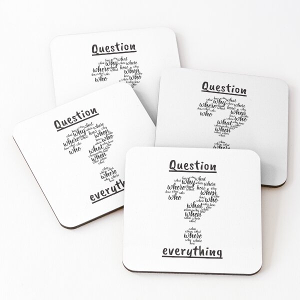 Item preview, Ask what, where, when, who, how... designed and sold by SICK-Store.