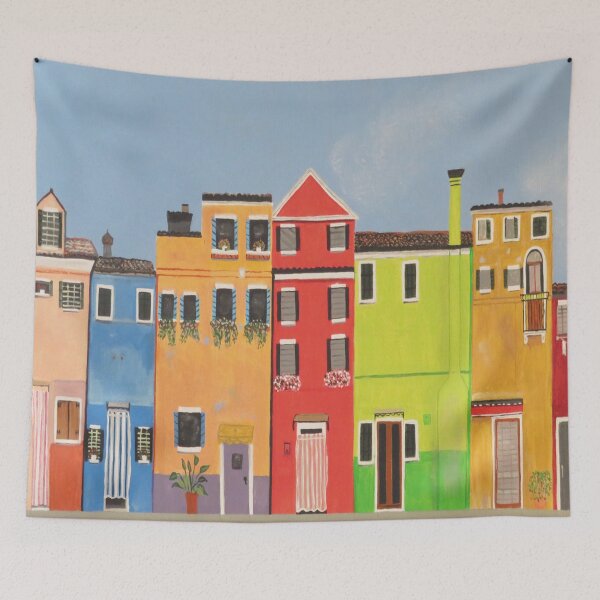 Item preview, Burano Street designed and sold by ElaineFogelArt.