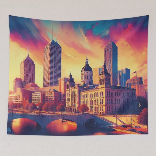 Item preview, Indianapolis at Sunset designed and sold by badguyduh.