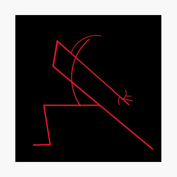 Item preview, Dance Curves, by Wassily Kandinsky (red version) designed and sold by MINDTHECHERRY.