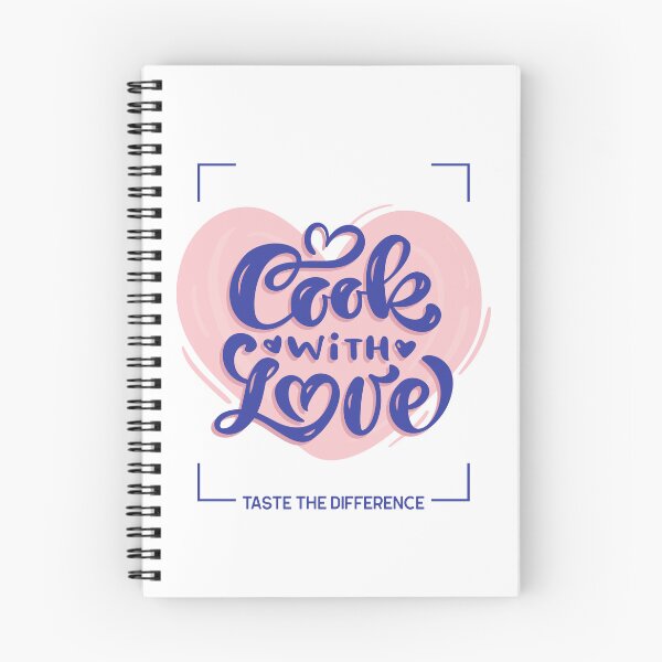 Item preview, "Cook With Love Taste The Difference" Cooking designed and sold by RoaringTees.