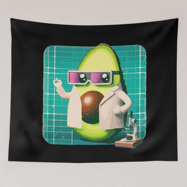 Item preview, Funny Avocado Scientist designed and sold by TomFrontierArt.