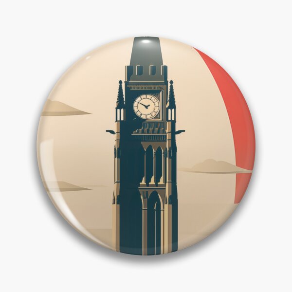 Item preview, Canadian Parliament Building Minimalist Design designed and sold by YegMark.
