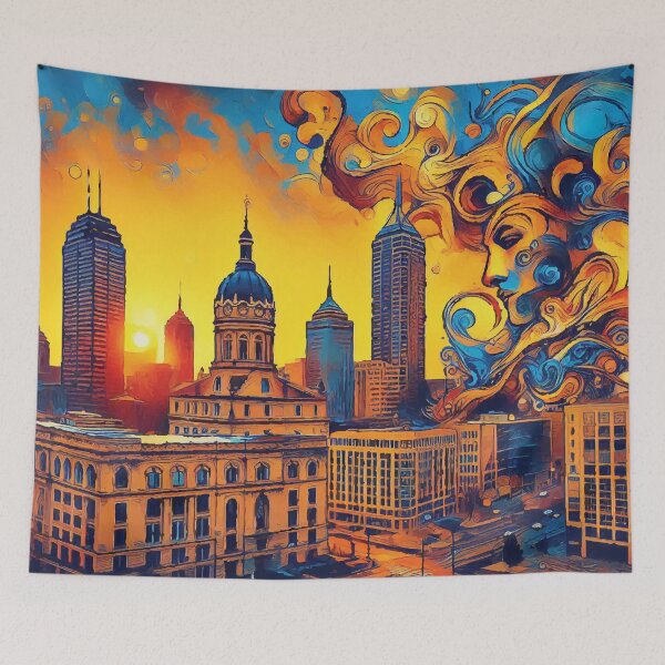 Item preview, Indianapolis at Sunset designed and sold by badguyduh.