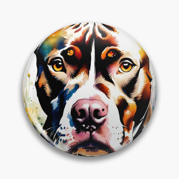 Artikelvorschau, Aquarell Pittie 2 entworfen und verkauft von RiverAquarius.