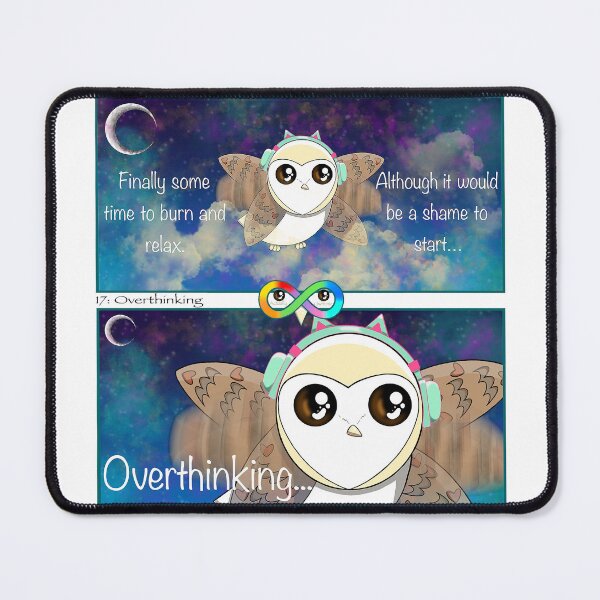 Item preview, 17: Overthinking designed and sold by A-Owltistic.