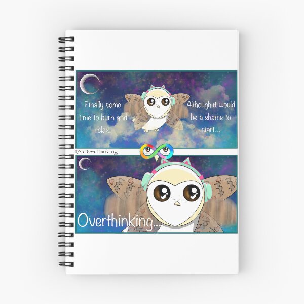 Item preview, 17: Overthinking designed and sold by A-Owltistic.
