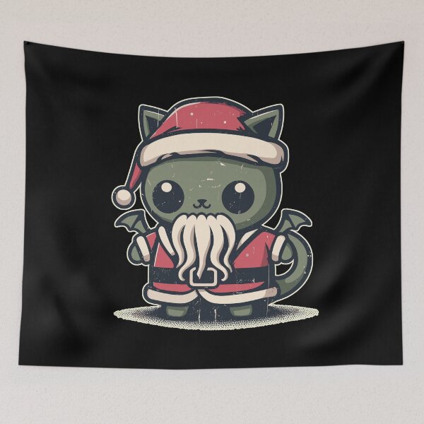 Item preview, Kawaii Cathulhu christmas designed and sold by TomFrontierArt.