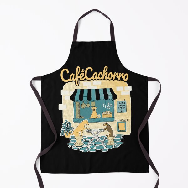 Item preview, Cafe Cachorro - Alternate Version (for Dark Backgrounds) designed and sold by tamangelinart.