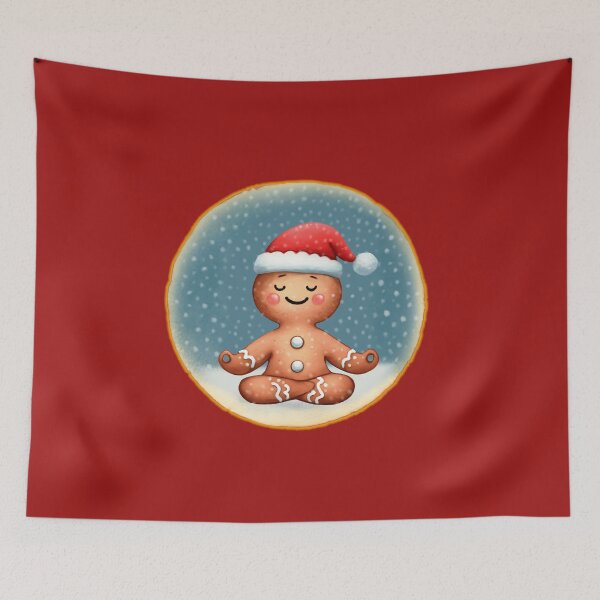 Item preview, Cute meditating Gingerbread Man designed and sold by shirtsmugslife.