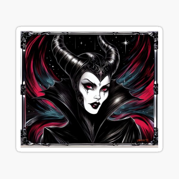 Gothic Mistresss of Evil Sticker for Sale by GhostMachine13