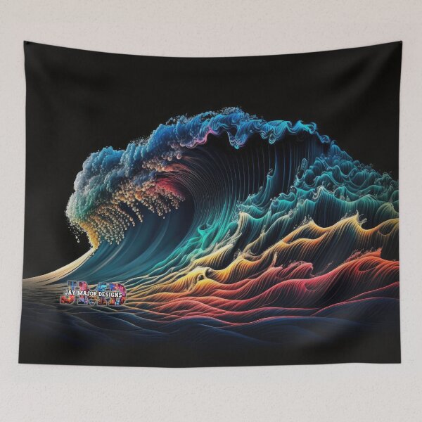 Item preview, Neon Waves without Quote 3/28 designed and sold by Jenson Major.