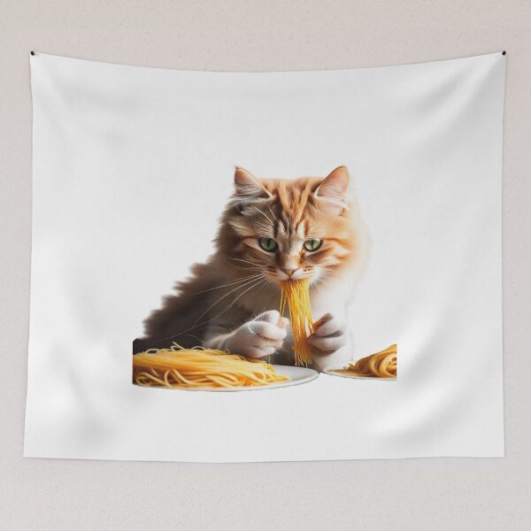 Item preview, Cat Eating Spaghetti Cat Eating Cute Noodles  Funny Gifts for Cat Lovers Funny gifts for Spaghetti Lovers  designed and sold by MatthewViews.