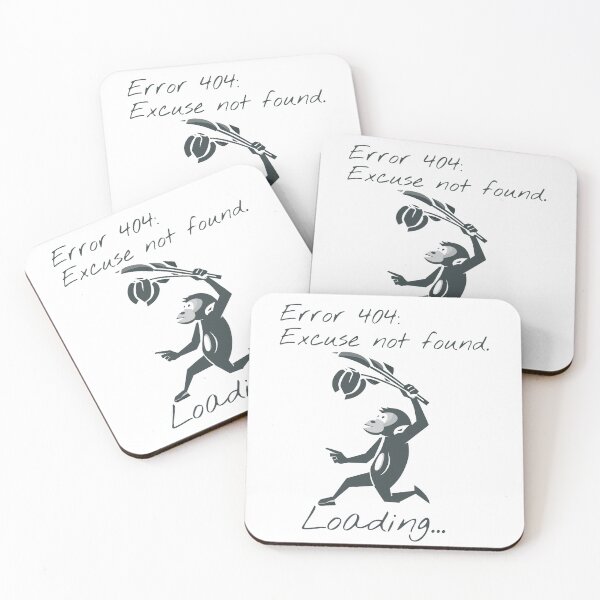 Item preview, Error 404 - Arte de excusa designed and sold by ColorfulTouches.