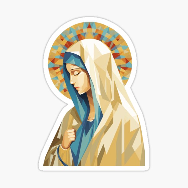 Item preview, Mother Mary - modern iconography designed and sold by KimberlyHamers.