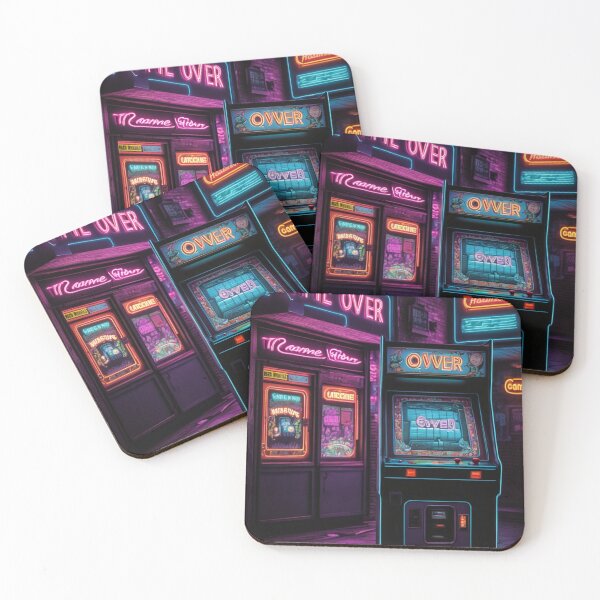 Item preview, Vintage Retro 80's Arcade Games in 60's Advertising Style designed and sold by Butler in the Home.