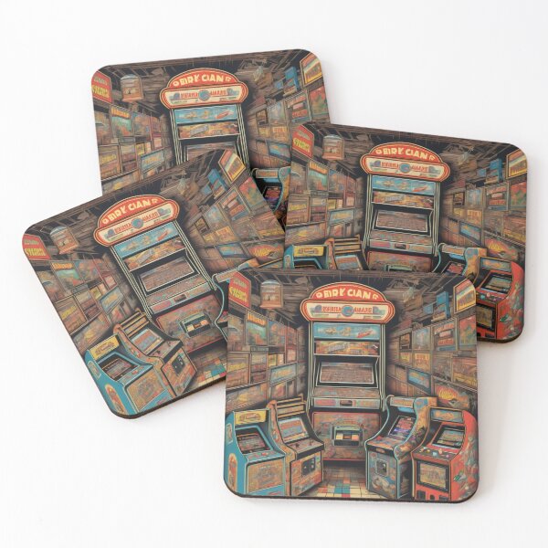 Item preview, Vintage Retro 80's Arcade Games in 60's Advertising Style designed and sold by Butler in the Home.
