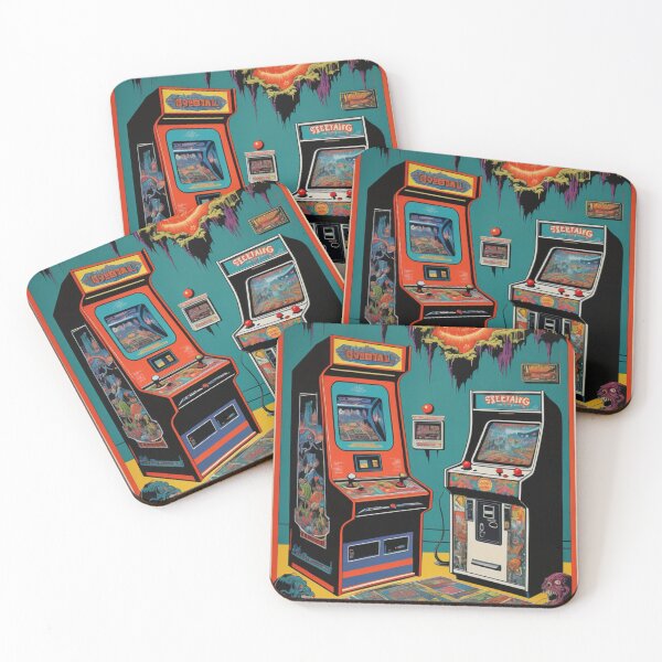 Item preview, Vintage Retro 80's Arcade Games in 60's Advertising Style designed and sold by Butler in the Home.