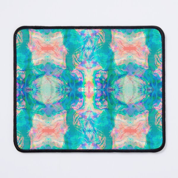 Item preview, Peachy Mint Tiles Seamlessly Repeating Pattern designed and sold by KellyValencia.