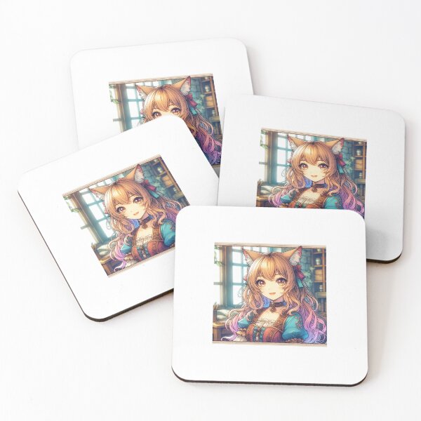 Item preview, Cute Anime Cat Girl designed and sold by charmygreener.