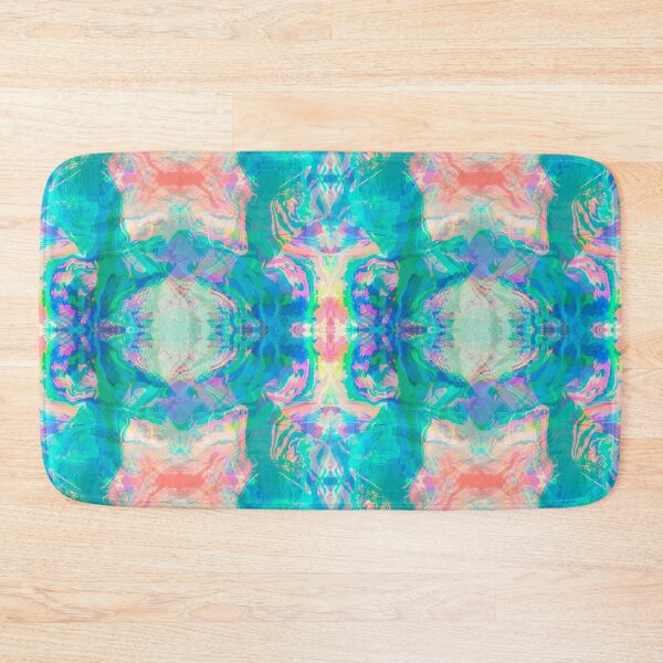 Item preview, Peachy Mint Tiles Seamlessly Repeating Pattern designed and sold by KellyValencia.