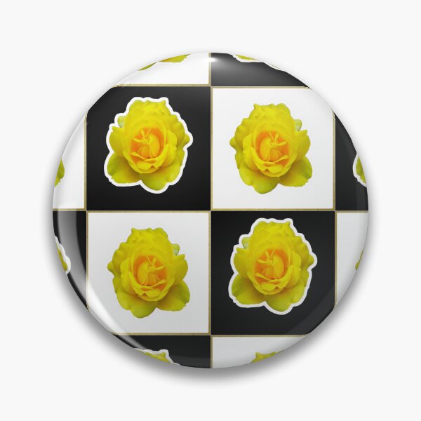 Item preview, Yellow Rose Chequerboard designed and sold by images4design.