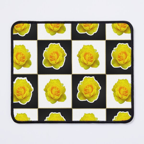 Item preview, Yellow Rose Chequerboard designed and sold by images4design.