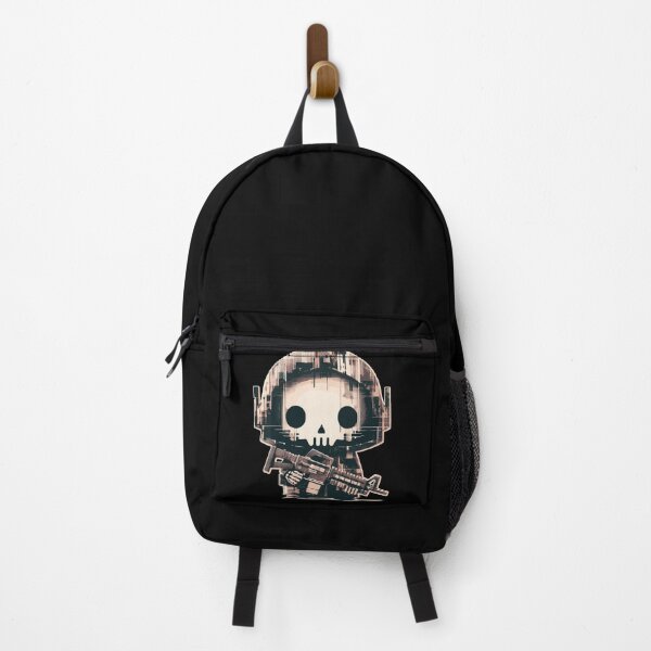 Item preview, Kawaii retro pixel skull soldier designed and sold by TomFrontierArt.