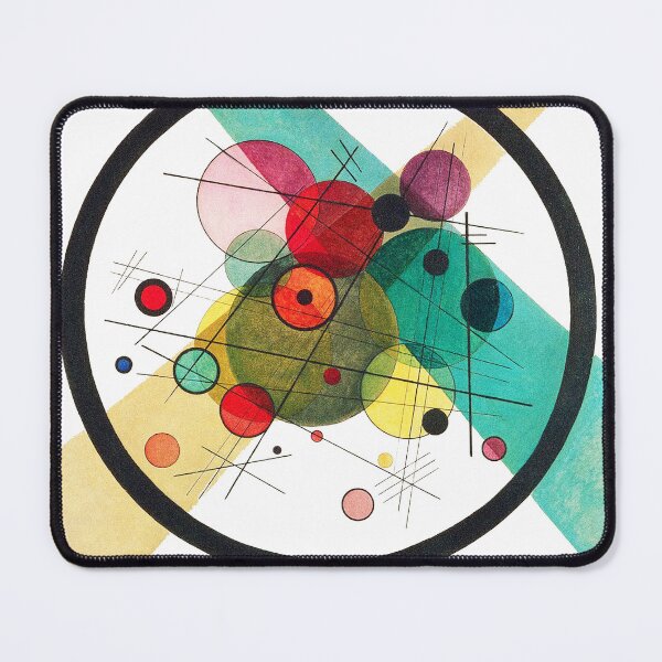 Item preview, HD. Circles in a circle, by Wassily Kandinsky designed and sold by MINDTHECHERRY.